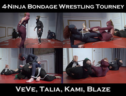 4 Ninja Bondage Wrestling
